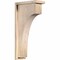 Ekena Millwork Huntington Smooth Corbel w/Backplate, Douglas Fir, 5 1/2"W x 12"D x 24"H COR06X12X24HUN01SDF - alternate 1
